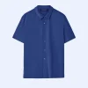 Adolfo Dominguez T-Shirts E Polos | Camisa Em Modal Azul-Marinho