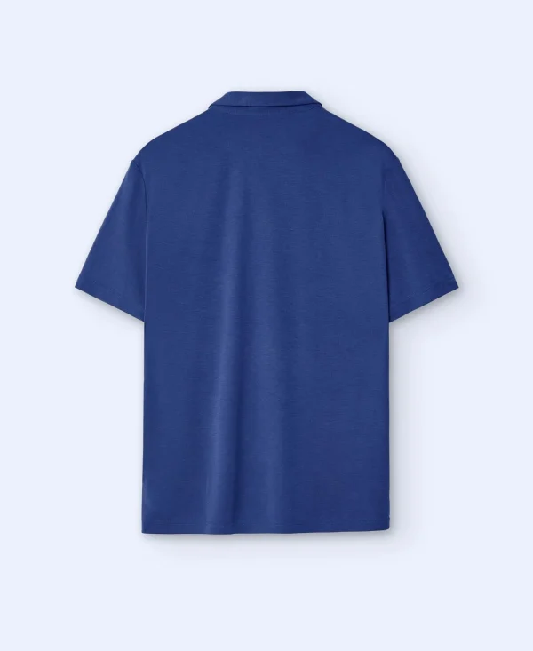 Adolfo Dominguez T-Shirts E Polos | Camisa Em Modal Azul-Marinho