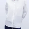 Adolfo Dominguez Camisas E Tops | Camisa Folgada Em Algodao Branco