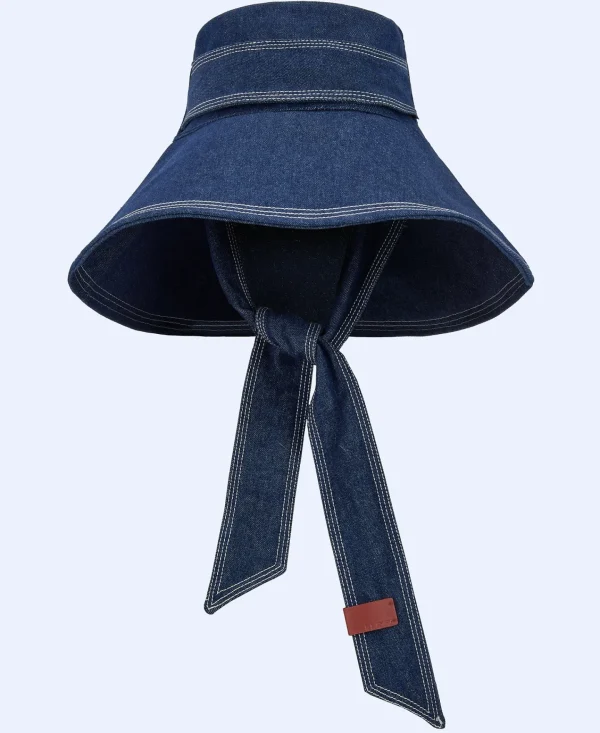 Adolfo Dominguez Chapeus | Chapeu Bucket Em Ganga Azul Denim