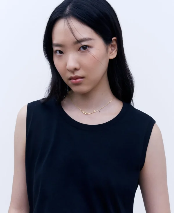 Adolfo Dominguez Bijuteria | Colar Motivo Couve Em Latao E Zinco Dourado