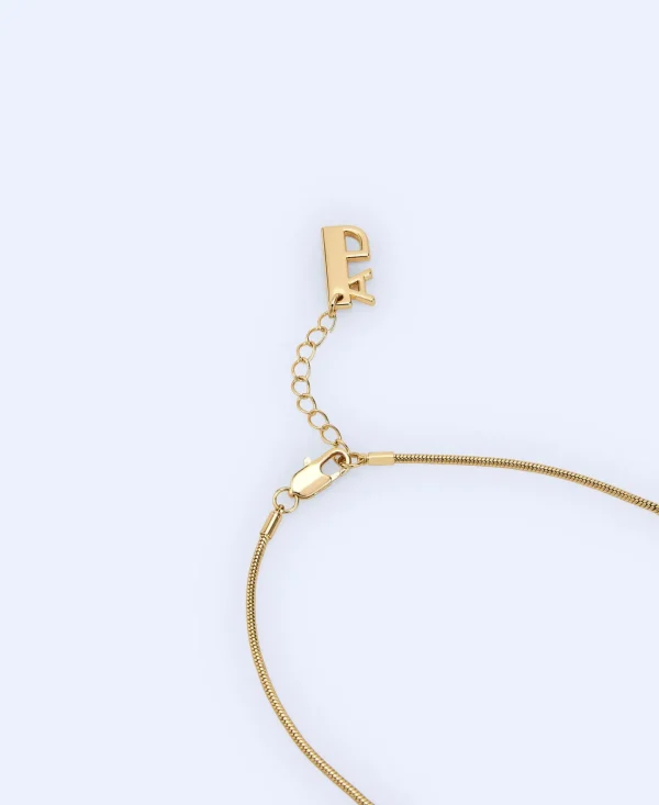 Adolfo Dominguez Bijuteria | Fio Com Pingente Lacado Motivo Prega Verde