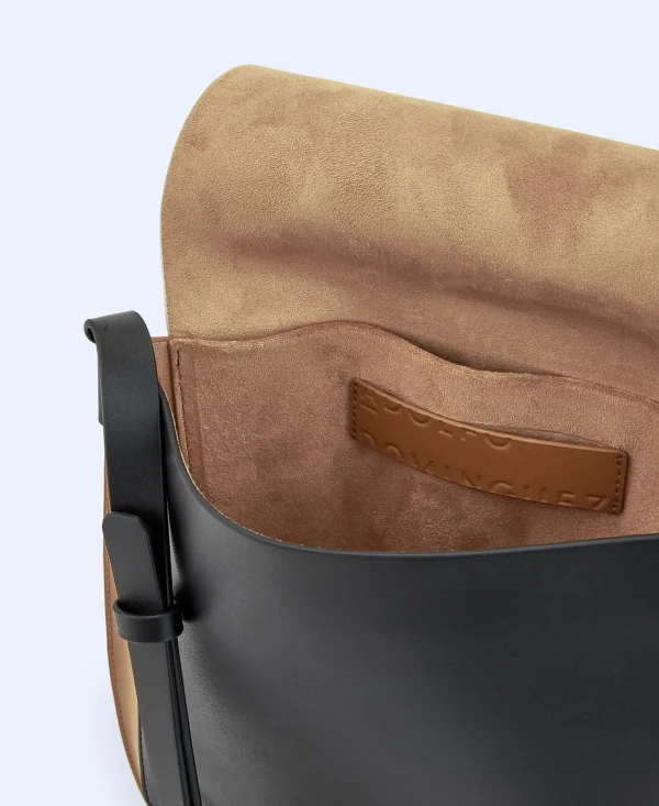 Adolfo Dominguez Malas | Mala A Tiracolo Media Em Pele Curtida Multicolor