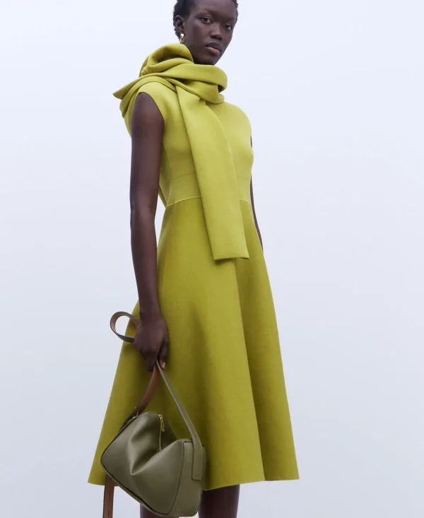 Adolfo Dominguez Malas | Mala A Tiracolo Media Em Poliester Reciclado. Verde Escuro