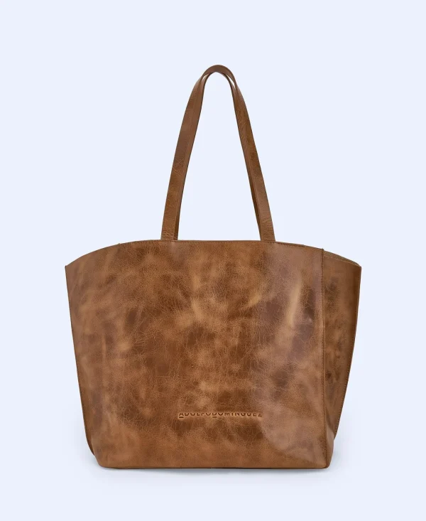 Adolfo Dominguez Malas | Mala Shopper Grande Emcraquele Pele