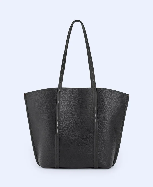 Adolfo Dominguez Malas | Mala Shopper Reciclada Com Textura Granulada Preto