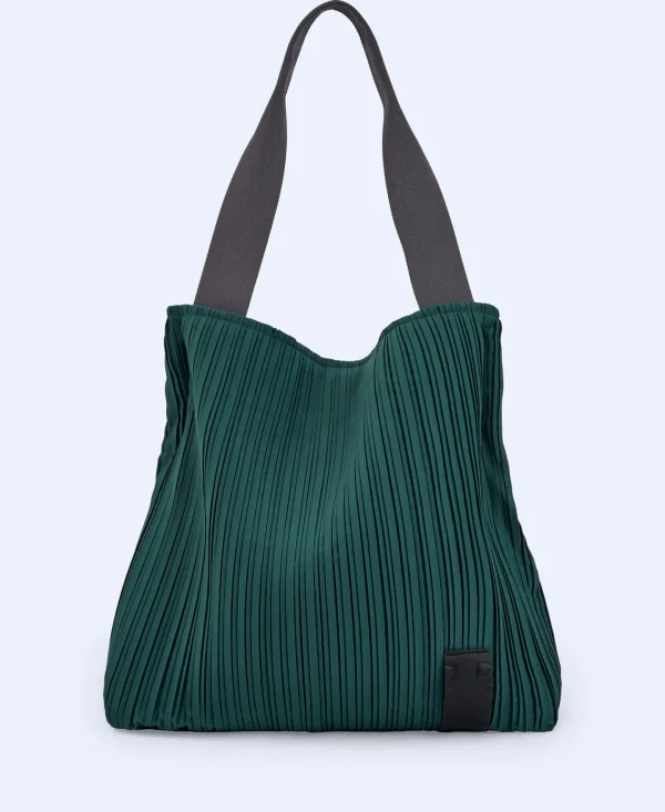 Adolfo Dominguez Malas | Mala Shopper Vertical Em Crinkle Reciclado Verde