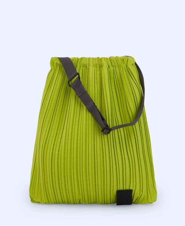 Adolfo Dominguez Malas | Mochila Em Crinkle Reciclado. Verde-Pistacho