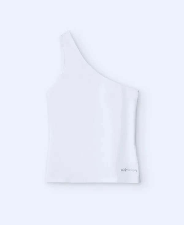 Adolfo Dominguez T-Shirts | Top Assimetrico Branco