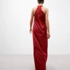 Adolfo Dominguez Vestidos E Macacões | Vestido Comprido Com Aberturas Laterais Vermelho